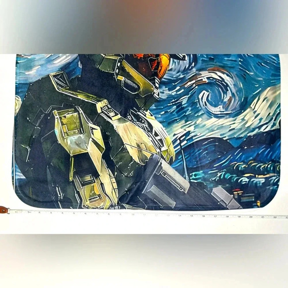Halo / Master  Chief x Vincent Van Gogh’s The Starry Night - Floor / Door Mat ✨ - Picture 2 of 6
